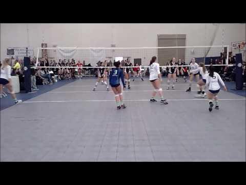 Video of Madelaine (Maddie) Ryan Volleyball Highlight 2017, Seattle Juniors U16 