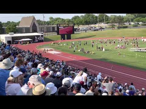 Video of State Track 4th Place (lane 7) 2022