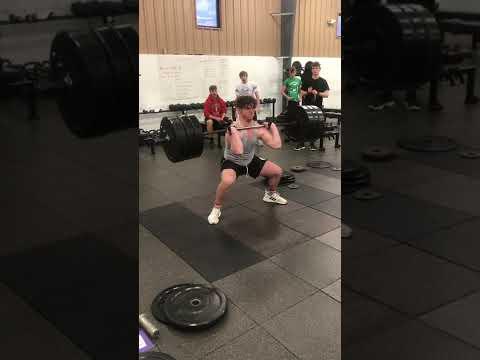 Video of My Power clean of 315 today!!