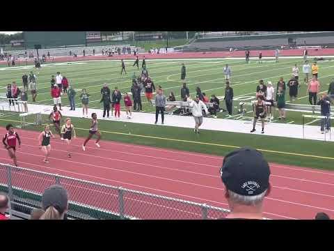 Video of Regional Track 2022 100 meter dash, 1st place 