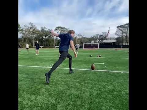 Video of Adam Mihalek Slow Motion FG Clip - 5-Star #2 Nationally Ranked Kicker @Kornbluekicking.com - Class of 2021 - 6'3" 190lbs