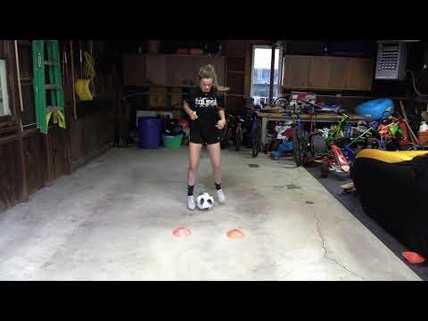 Video of Brinkley Douglas Class of 2023 At Home Soccer Training In Game Application June 2020