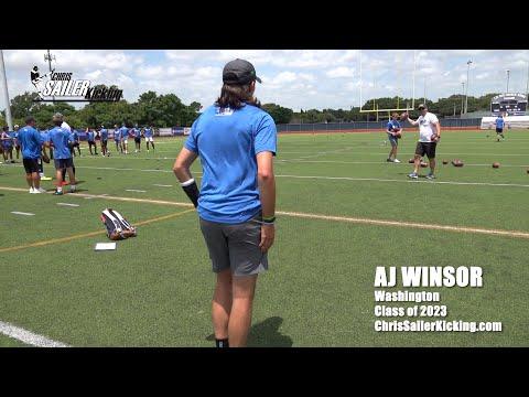 Video of AJ Winsor - Punter/Kicker