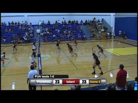 Video of Whole Match: 'Iolani vs. Punahou 9/10/13  Anna is # 6 in black