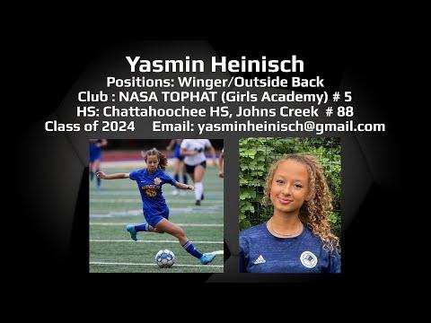 Video of Yasmin Heinisch Soccer Highlight fil