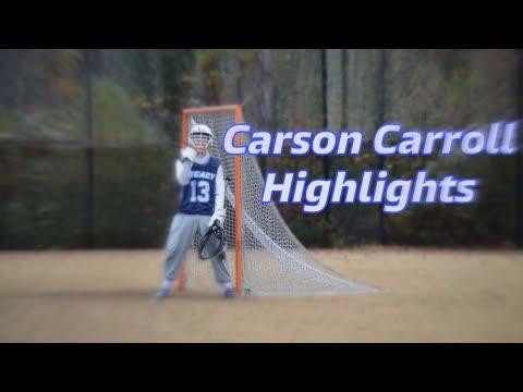 Video of Carson Carroll (Class of 2025) Fall 2023 Highlights