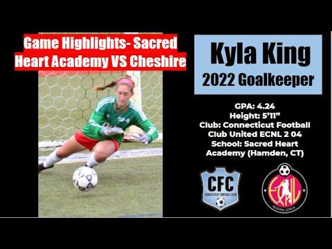 Video of Kyla King SHA vs Cheshire HS 2020