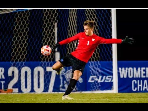 Video of Colin Welsh (Transfer Portal Keeper) Distribution Highlights with University of Memphis, Fall 2023