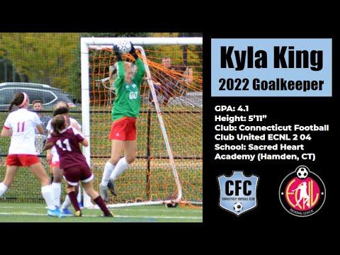 Video of Kyla King 2022 Goalkeeper- Training Highlights 
