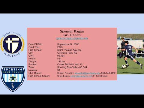 Video of Spencer Ragan, 2025 Center Mid, 2023 Spring Club Season Highlights