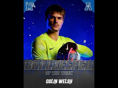 Video of Colin Welsh AAC Goalkeeper of the Week 2023