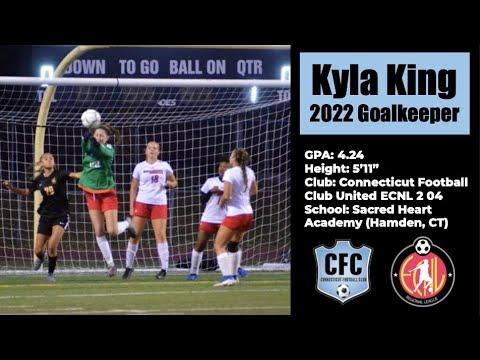 Video of Kyla King 2022 Goalkeeper- CFC Inter-club Game Highlights