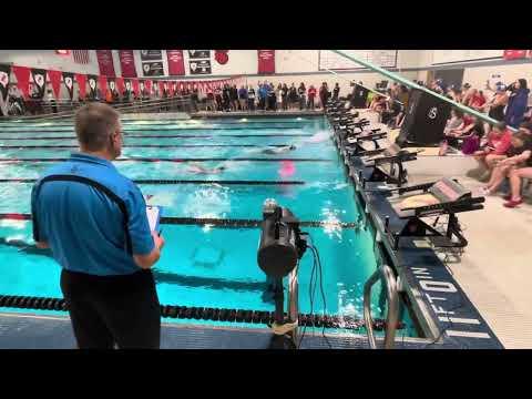 Video of Sections 2022 - 100 Backstroke