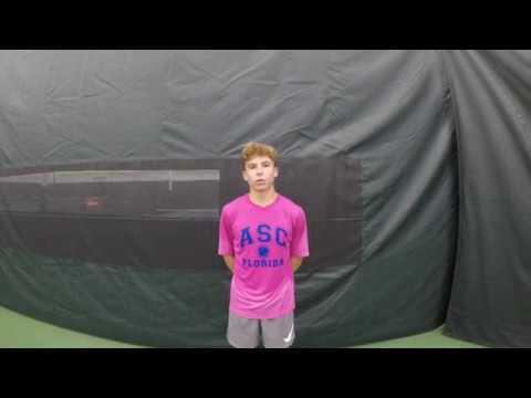 Video of Connor Hazard college recruitment video 