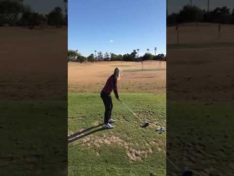 Video of Golf Swing - Driver (from behind)