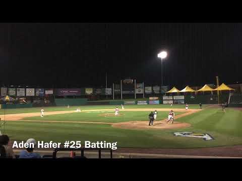 Video of Aden Hafer #25 Batting, Center Fielder 