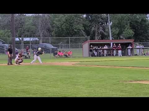 Video of Kadyn hitting against Hartley- melvin- sanborn