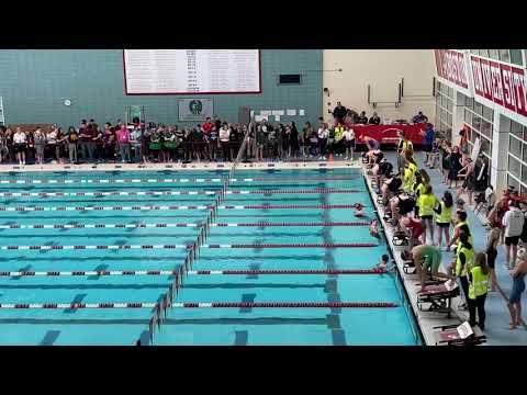 Video of 200 freestyle MIAA states 2020