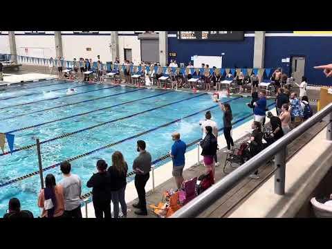 Video of 400 Relay, 100 split 2/10/24