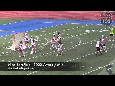 Video of Nico Barefield - 2022 Attack - Summer 2019 Highlights