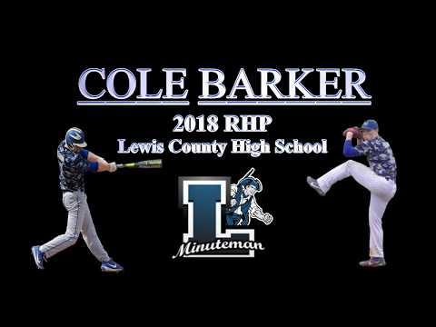 Video of Cole Barker 2018 RHP