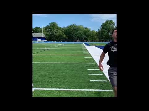 Video of hitting/60 yard dash/first to second/infield and outfield work