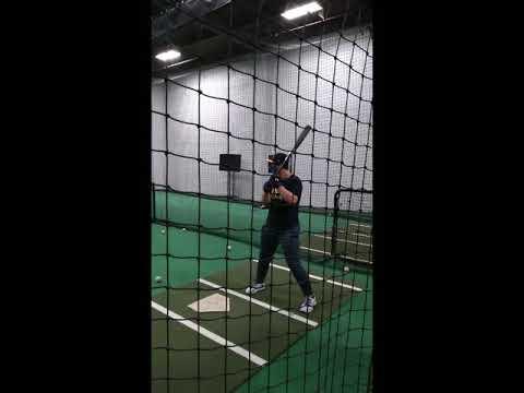 Video of Evan Shade Cage Hitting