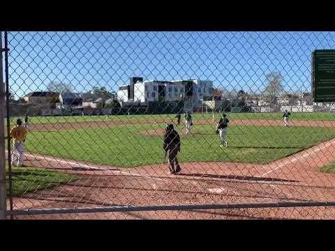 Video of Drew Kaplan Oakland Tech Varsity Home Run 3/4/22