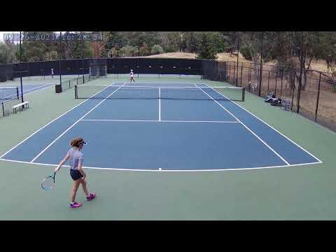 Video of Saanvi playing her 1st USTA Level 3 U16