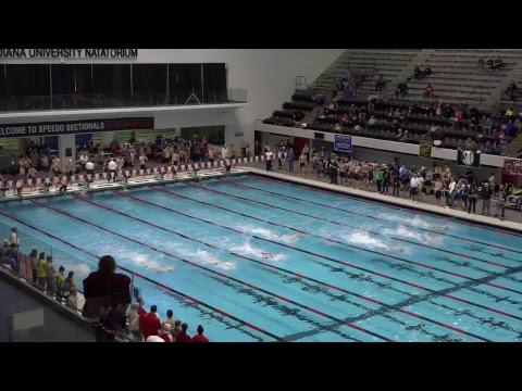 Video of speedo sectionals at Indianapolis Thursday prelims (200 backstroke at 31:32)