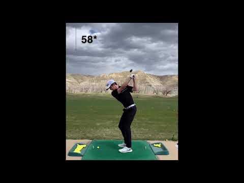 Video of Recruiting video range session and par 4 play.