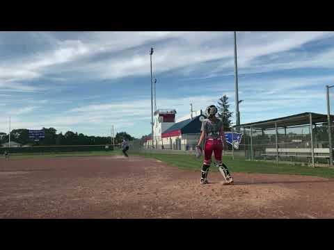 Video of Catching Workout 2019 Mackenzie Smith