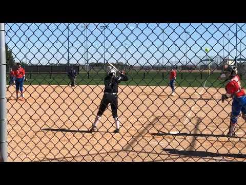 Video of Angelina (Lina) Scott Live Game Clips (Hitting)