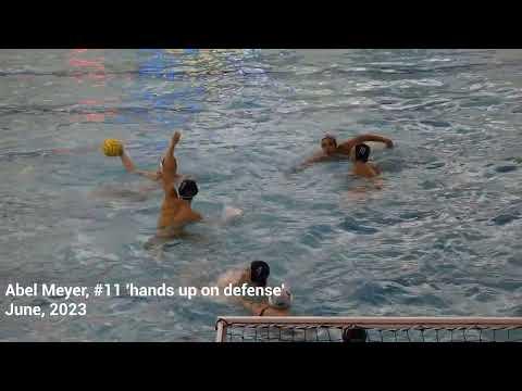 Video of A Meyer water polo recruiting video