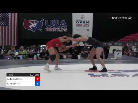 Video of 106 lbs 2022 showcase final Falcon vs Jimenez