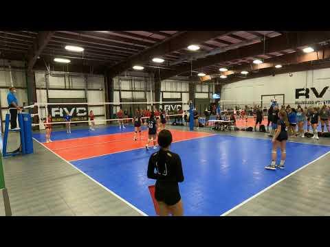 Video of Highlights of the RMR ZBT Qualifier 2021 CSA 16 Navy vs FRVBC 16 Black 2021 (Kylie is Libero playing in the Light Blue jersey #13)