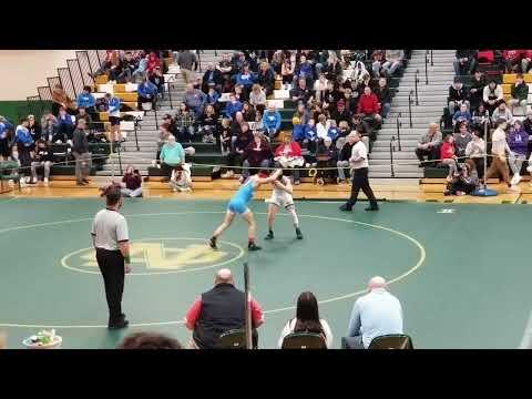 Video of D1 Sectionals 126lbs Connor Crumer vs Quintin Wolbert 2022