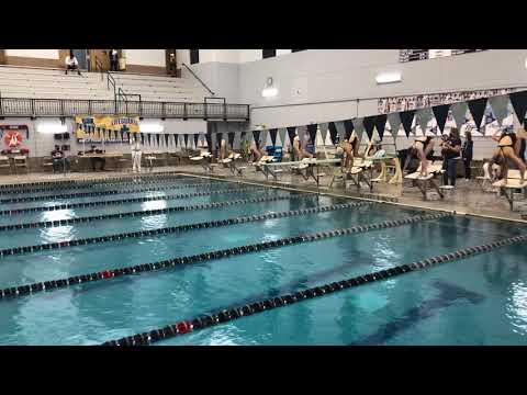 Video of 10/17/20 Senior year conference - 100 fly (58.24)