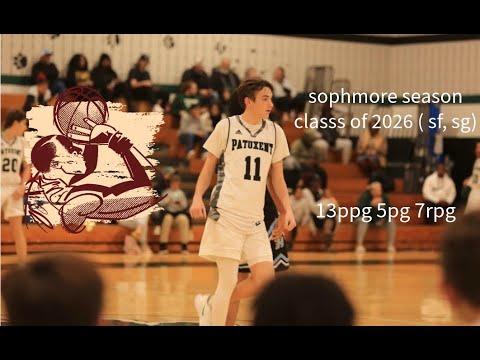 Video of End of sophomore season highlights 13ppg 5apg 7rpg