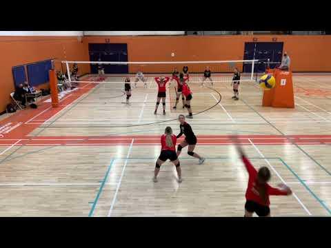 Video of Osoyoos Secondary vs Duchess Park: #19 Setter (red)