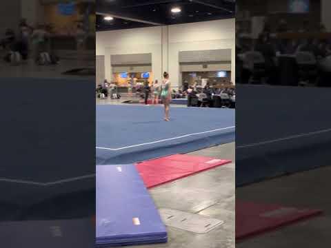 Video of Floor routine at Regionals 2021