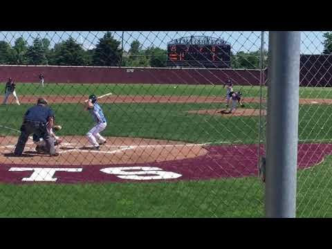 Video of 300 ft double to right field at Alma College 