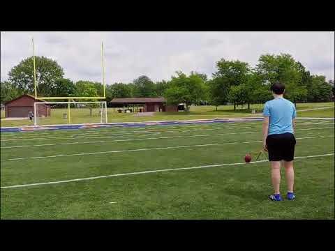 Video of NEVER PLAYED FOOTBALL AND FIRST DAY OF KICKING (6/21/2020) - Brandon Park