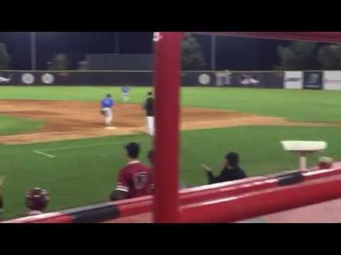 Video of Hit against US National Pitcher Jack Little - 92 MPH