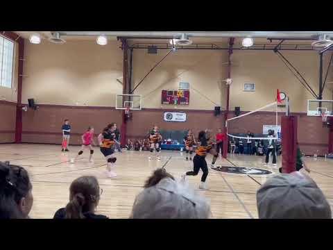 Video of Shoulder cross net kill