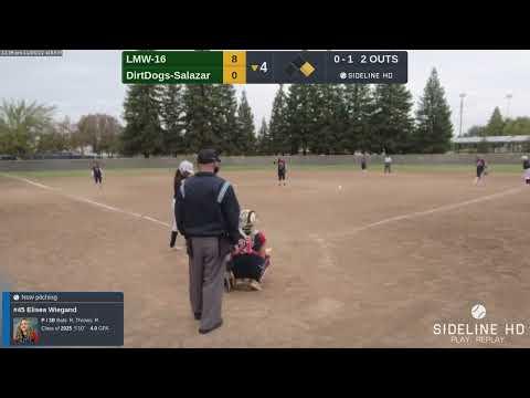 Video of Diving catch in left field 