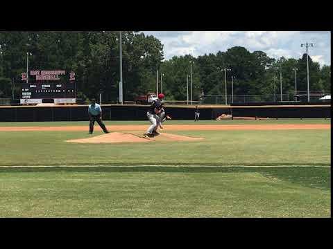 Video of Double play while pitching