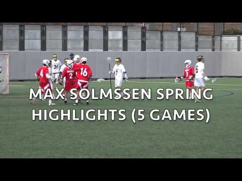 Video of Max Solmssen Sophomore Highlights (6 game season)