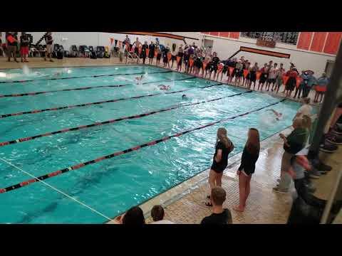 Video of Sectional lane 400 relay split