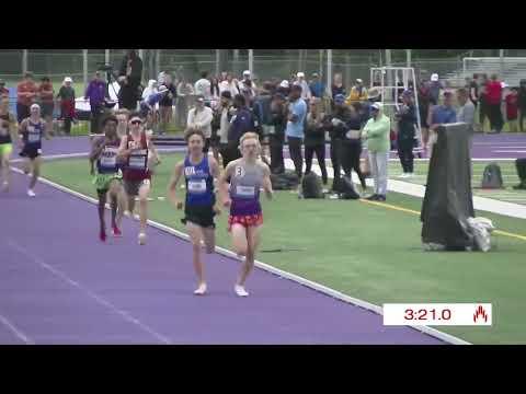 Video of Boys 1500m Junior Final (Blue Mustang Jersey)